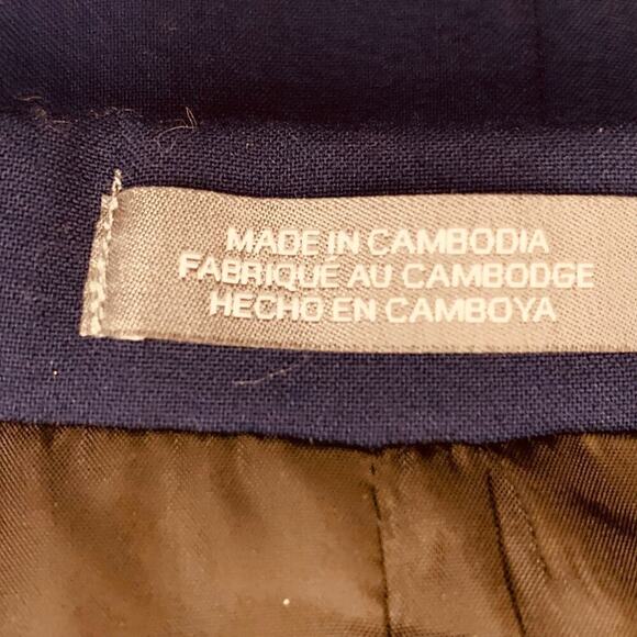 Van Heusen Flex Navy Sport Coat - Size 38R - Picture 6 of 7